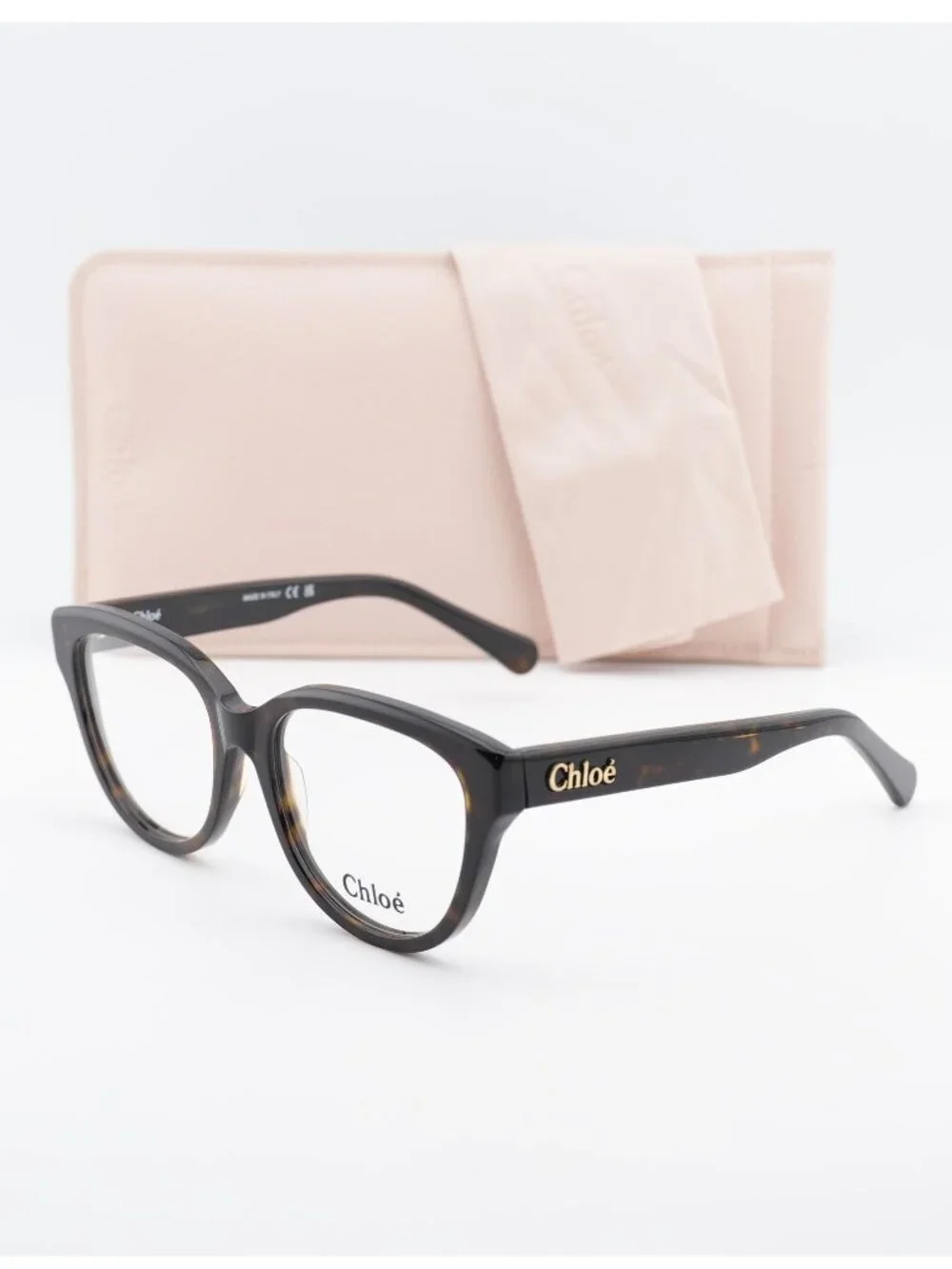 Chloe CH0243O 006 Square Eyeglasses - Havana 53mm